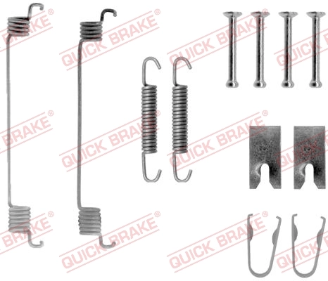 Accessory Kit, brake shoes